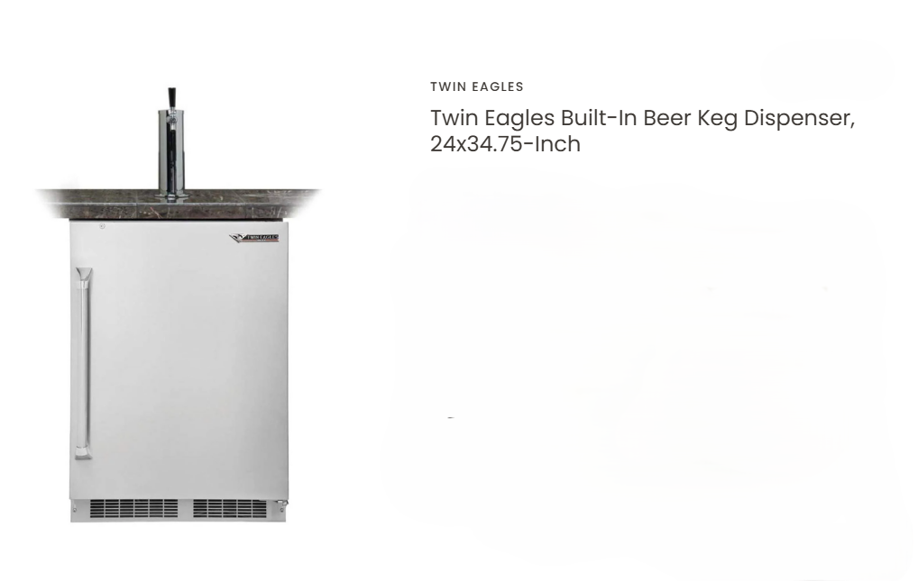 Twin Eagles Built-In Beer Keg Dispenser (Display)