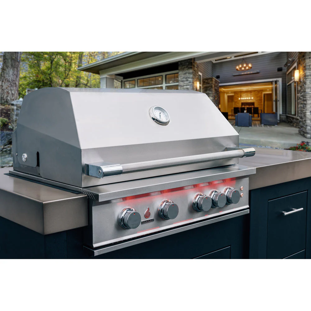 32" True Flame Built-In Grill (New)