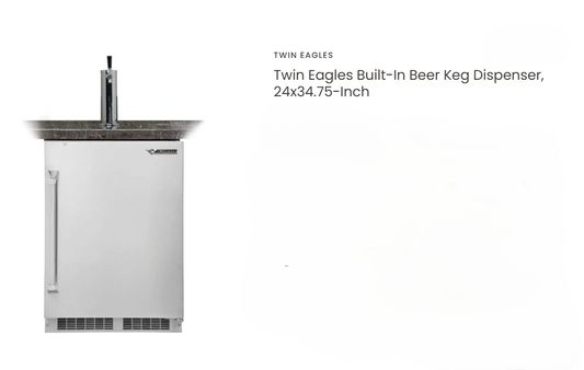 Twin Eagles Built-In Beer Keg Dispenser (Display)